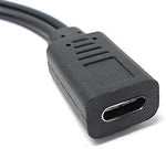 USB 3.1 Y Kabel 25 cm Typ C Buchse zu Typ C und 2.0 Micro B Stecker | System-S