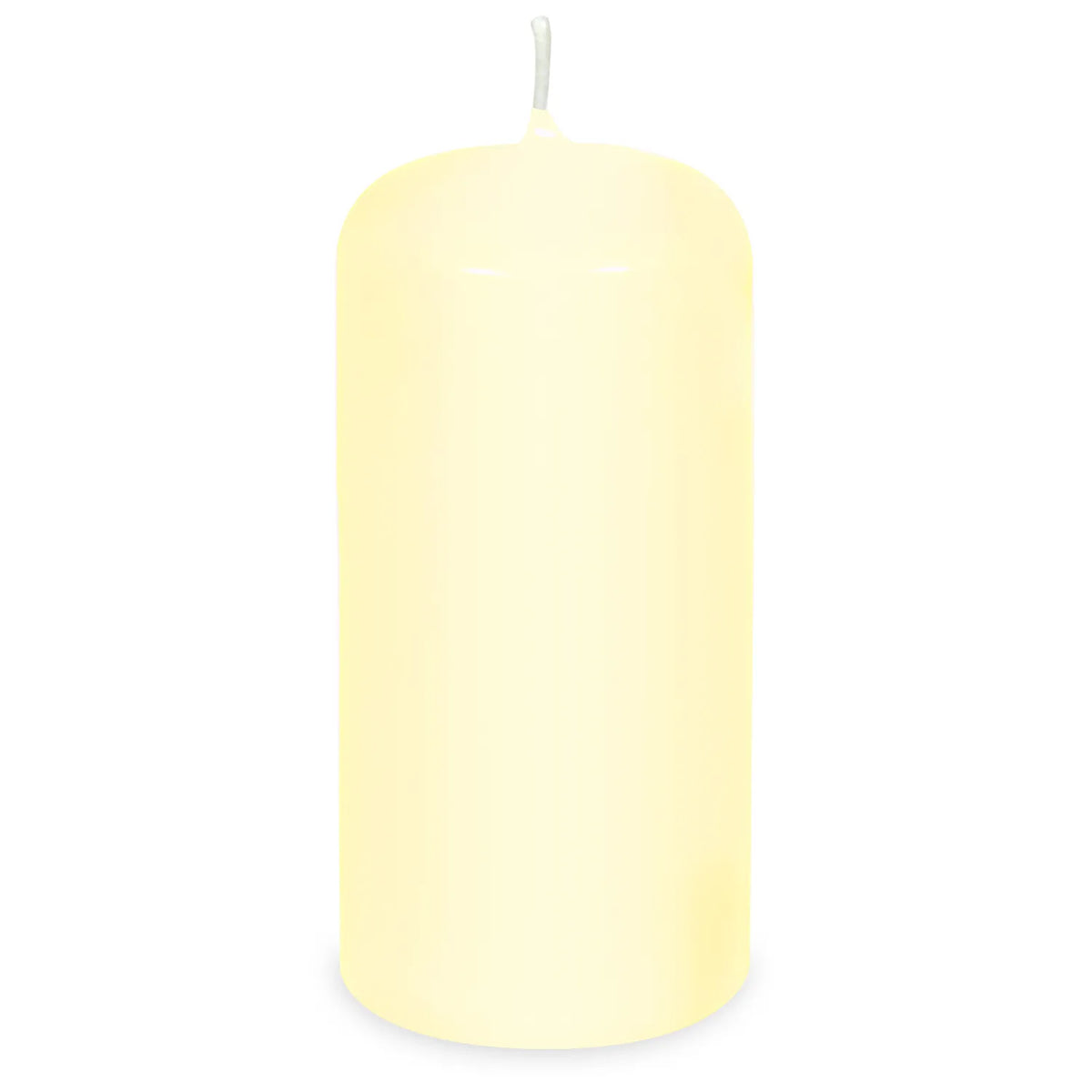Stumpenkerze champagner Ø80 x 200 mm