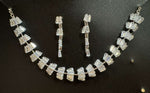Silver-Plated & White CZ-Studded Jewellery Set Namma Markt
