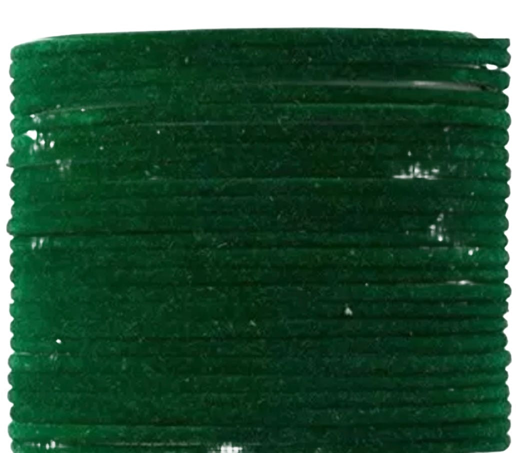 Glossy Beauty Alloy Velvet bangles (1 Set Of 12 Bangles)
