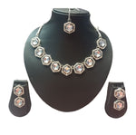 AD kundan Necklace Set In Munich