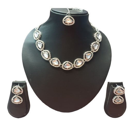 AD kundan Necklace Set In Stuttgart
