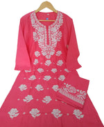 Lucknowi Chikankari Kurta Set In Germany