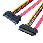 SATA 22-Pin auf SAS 29-Pin Adapterkabel 10 cm für Festplatten | SYSTEM-S