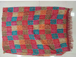 Multicoloured Printed Cotton Silk Dupatta