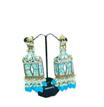 Earrings with Sahara Chain with Doli Kundan