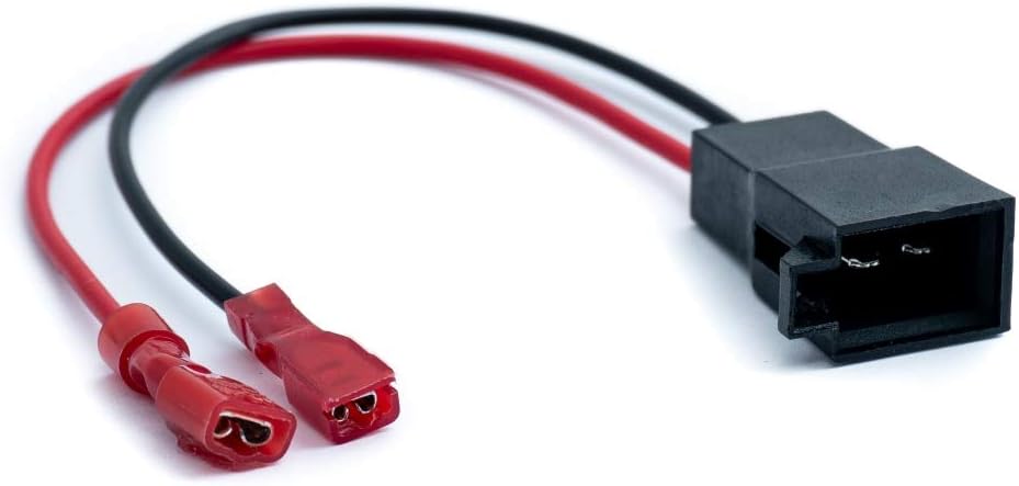 2x Auto KFZ Lautsprecher Kabel Adapter 18cm | System-S