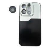 CPL Filter Circular Polarizer Linse mit Hülle in Schwarz für iPhone 14 Pro | System-S