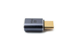 USB4 USB Adapter Typ C Stecker zu Buchse 40 Gbit/s USB 4.0 Kabel in Grau | System-S