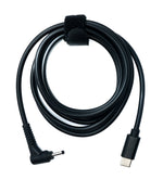 DC 9V Kabel 150 cm 3,0 x 1,1 Stecker zu USB 3.1 Typ C Stecker Winkel | System-S