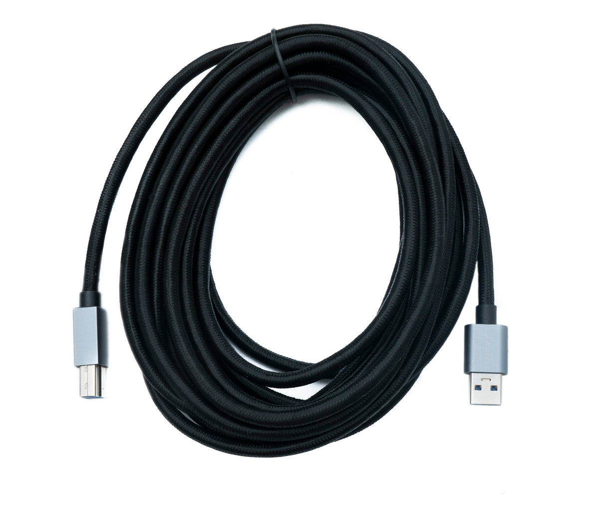 USB 3.0 Kabel 5 m Typ B Stecker zu Typ A Stecker geflochten | System-S