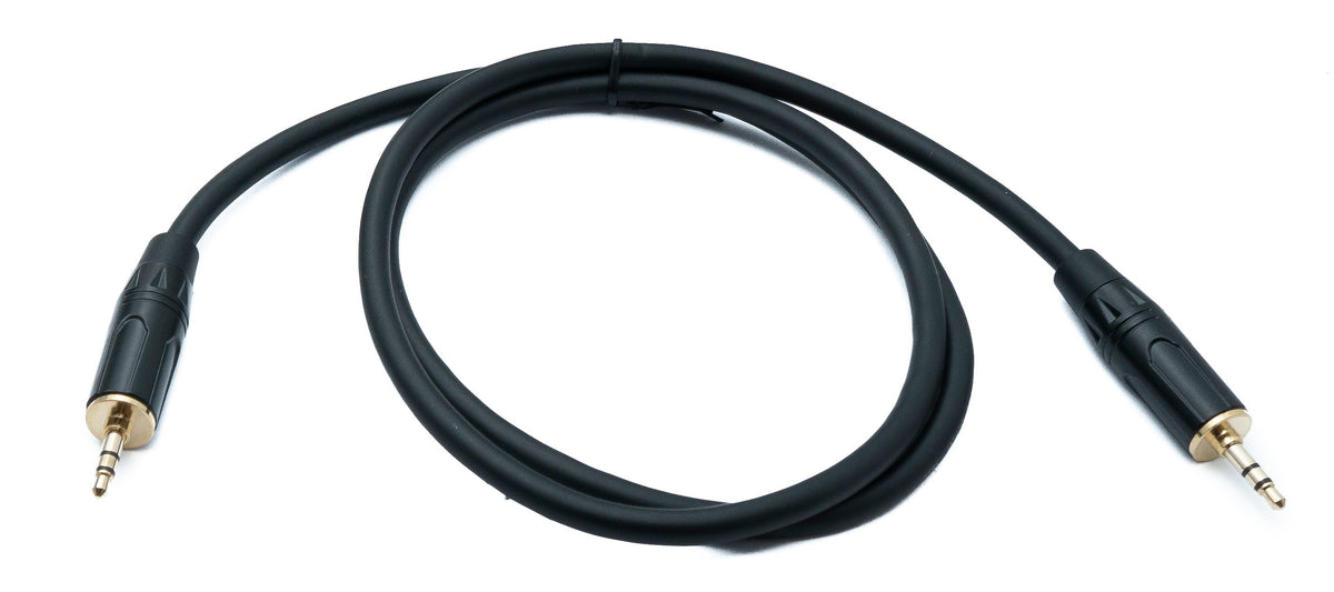 Audio Klinke Kabel 100 cm 3,5 mm 3 polig Stecker zu Stecker AUX | System-S