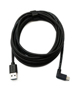 USB 3.2 Gen 1 Kabel 4m Typ C Stecker zu 3.0 Typ A Stecker Winkel Schwarz | System-S