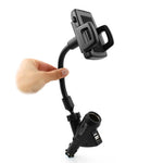 2 in 1 Universal KFZ USB Ladegerät & Halter Halterung für Smartphone Handy GPS PDA | System-S