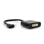 Adapter Kurz Kabel DVI zu Mini DisplayPort Gewinkelt 90° Winkel 20 cm | System-S