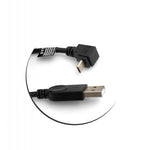 Micro USB Kabel 90° Grad abwärts gewinkelt Winkel Adapter Datenkabel Ladekabel 27 cm | System-S