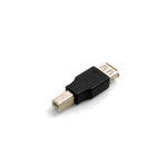 USB Typ A Buchse auf USB Typ B Stecker Adapterkabel Adapterstecker Adapter | System-S