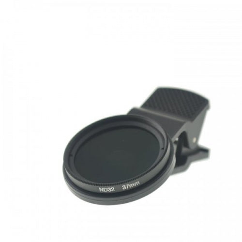 ND32 Filter 37 mm Neutraldichtefilter Graufilter mit Clip für Smartphone | System-S