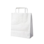 Papiertragetasche weiß 22+10 x 28 cm – 250 Stück