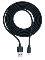 USB C 3.1 Kabel 2 m Stecker zu 3.0 Typ A Stecker geflochten | System-S