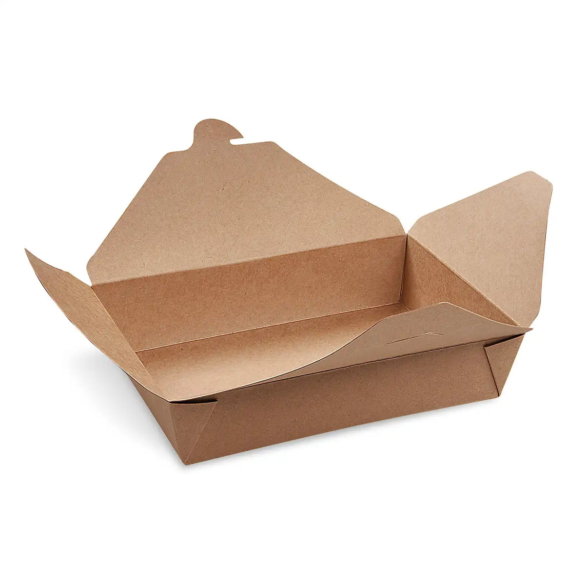 Food box (PAP/PE) fettdicht kraft `L` 195 x 138 x 48 mm 1400ml