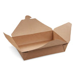 Food box (PAP/PE) fettdicht kraft `L` 195 x 138 x 48 mm 1400ml