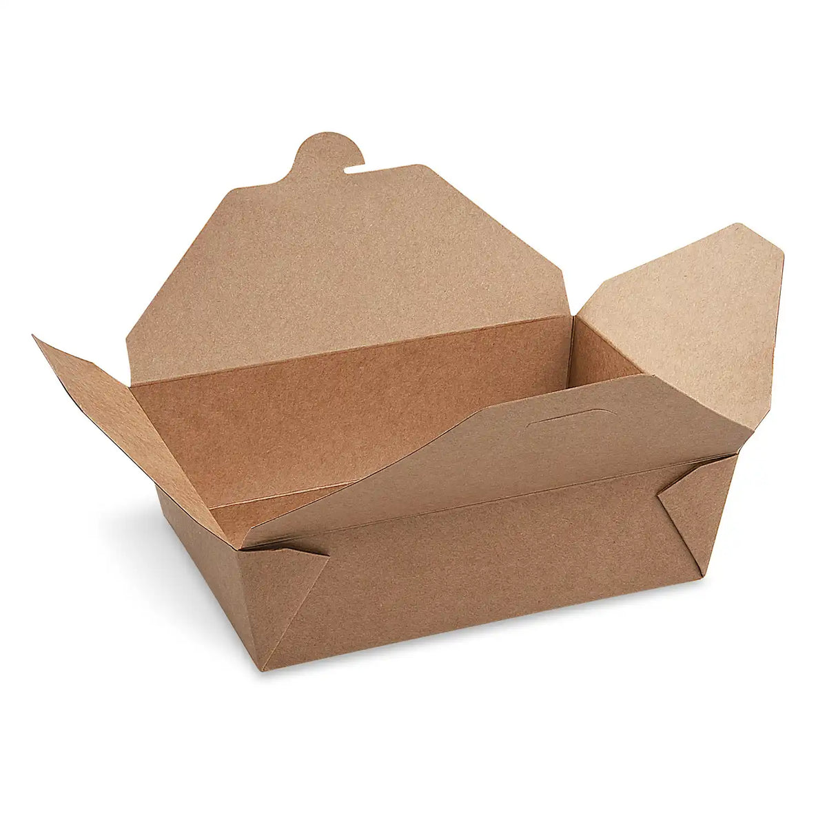 Food box (PAP/PE) fettdicht kraft `L` 195 x 138 x 88 mm 2500ml