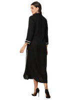 Black Women Shirt Dress Embellished By Lace in Munich