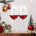 Stölzle Lausitz Weingläser mit Gravur - First Christmas