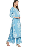 Kurta with Palazzos having Floral Prints