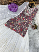 PARTY WEAR TOP AND SARARA WITH FANCY DUPATTA WITH EMBROIDERY WORK SUIT