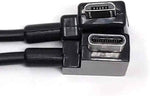 Micro-USB auf USB-C Winkelkabel 30 cm für Bosch Intuvia E-Bike-Display | SYSTEM-S