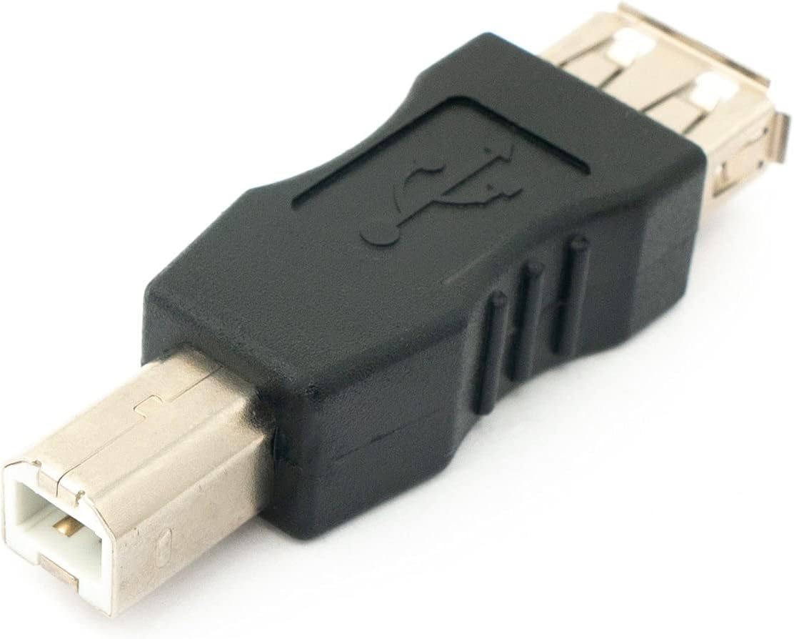 USB Typ A Buchse auf USB Typ B Stecker Adapterkabel Adapterstecker Adapter | System-S