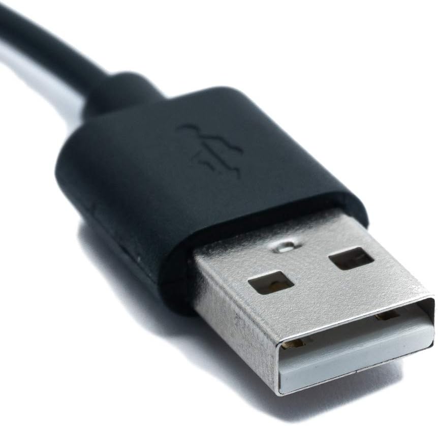USB 2.0 Kabel in Schwarz Ladestation Ladekabel für Suunto 7 Smartwatch | System-S