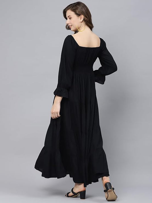Women A-line Black Dress in Germany