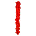 Federboa Unifarben 180 cm - 50g | Rot