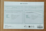 Navaris Kombiboard 60x40cm Whiteboard Magnettafel Magnetboard Alurahmen Set F4