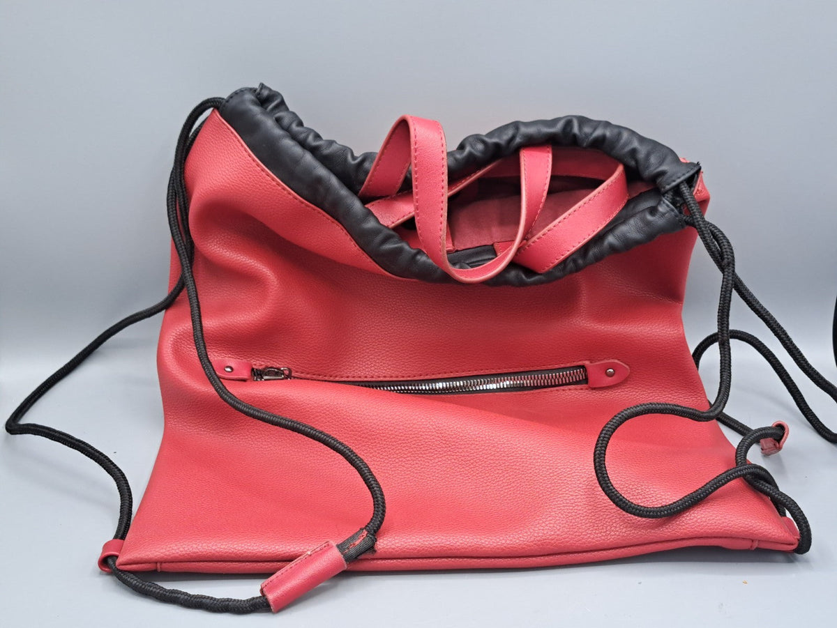 Handtasche Damentasche Polyester Rucksack mit Reißverschluss Freizeit