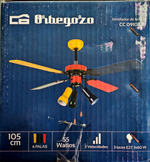 Orbegozo CC09105C Deckenventilator 105cm Ventilator Bunt Sommer Kühlung HO-A14