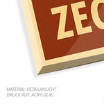 Zeche Sterkrade Oberhausen – Retro Poster im 70er-Look
