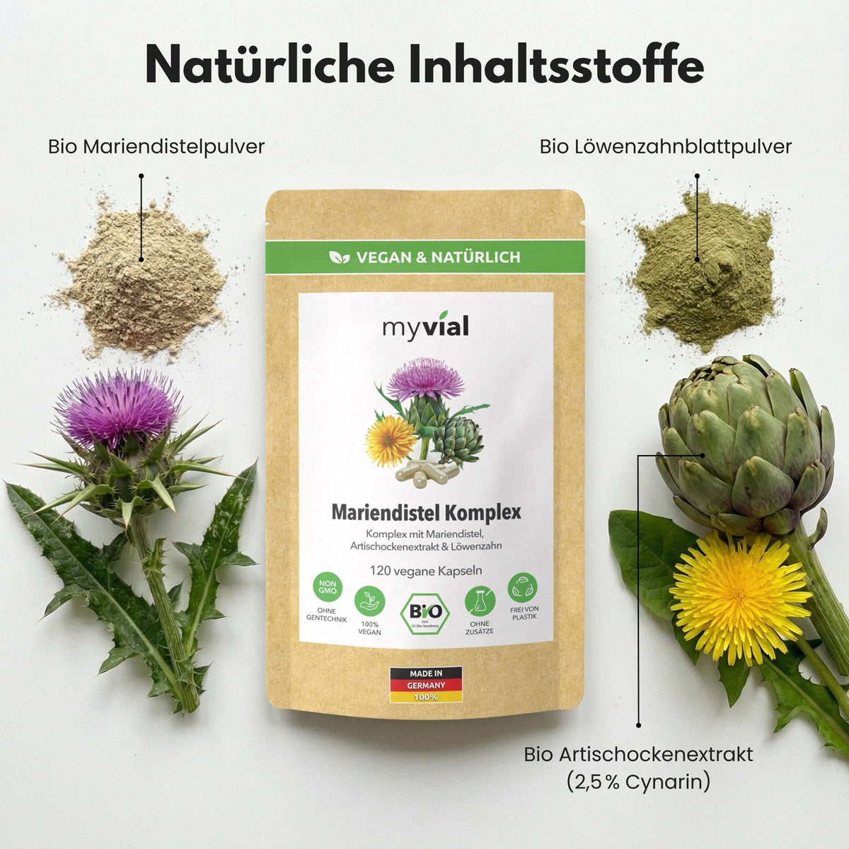 Bio Mariendistel Leber Komplex Kapseln