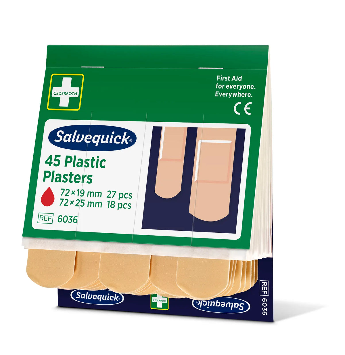 Kunststoffpflaster, 45 stück/nachfüllung | Packung (45 Stück)