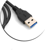 USB 3.1 Typ C Stecker 90° gewinkelt Winkel zu USB 3.0 Typ A Stecker Kabel Datenkabel Ladekabel 100 cm | System-S