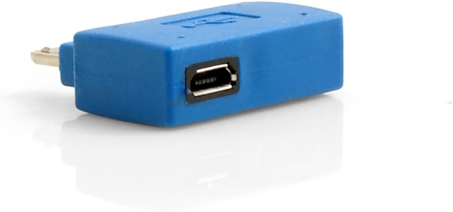 USB Typ A Eingang auf Micro USB Stecker 90° links OTG Host Cable Flash Drive Verbindung mit extra Micro USB Anschluss für Smartphone Tablet PC | System-S