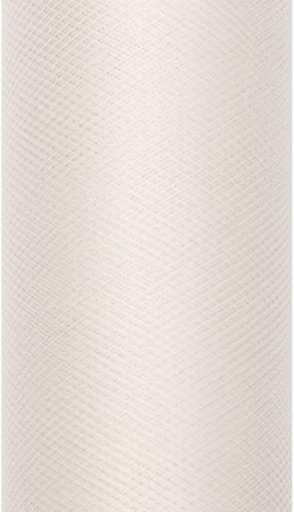 Dekostoff Tüll 0,15m x 9m Creme