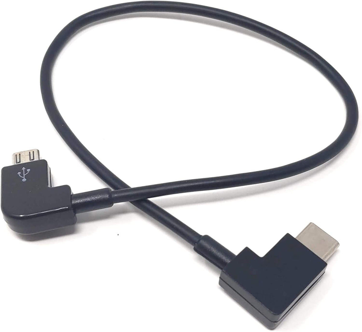 Micro-USB auf USB-C Winkelkabel 30 cm für Bosch Intuvia E-Bike-Display | SYSTEM-S