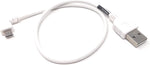 USB A Stecker zu USB 2.0 Micro B Stecker Kabel Links Gewinkelt 30 cm | System-S