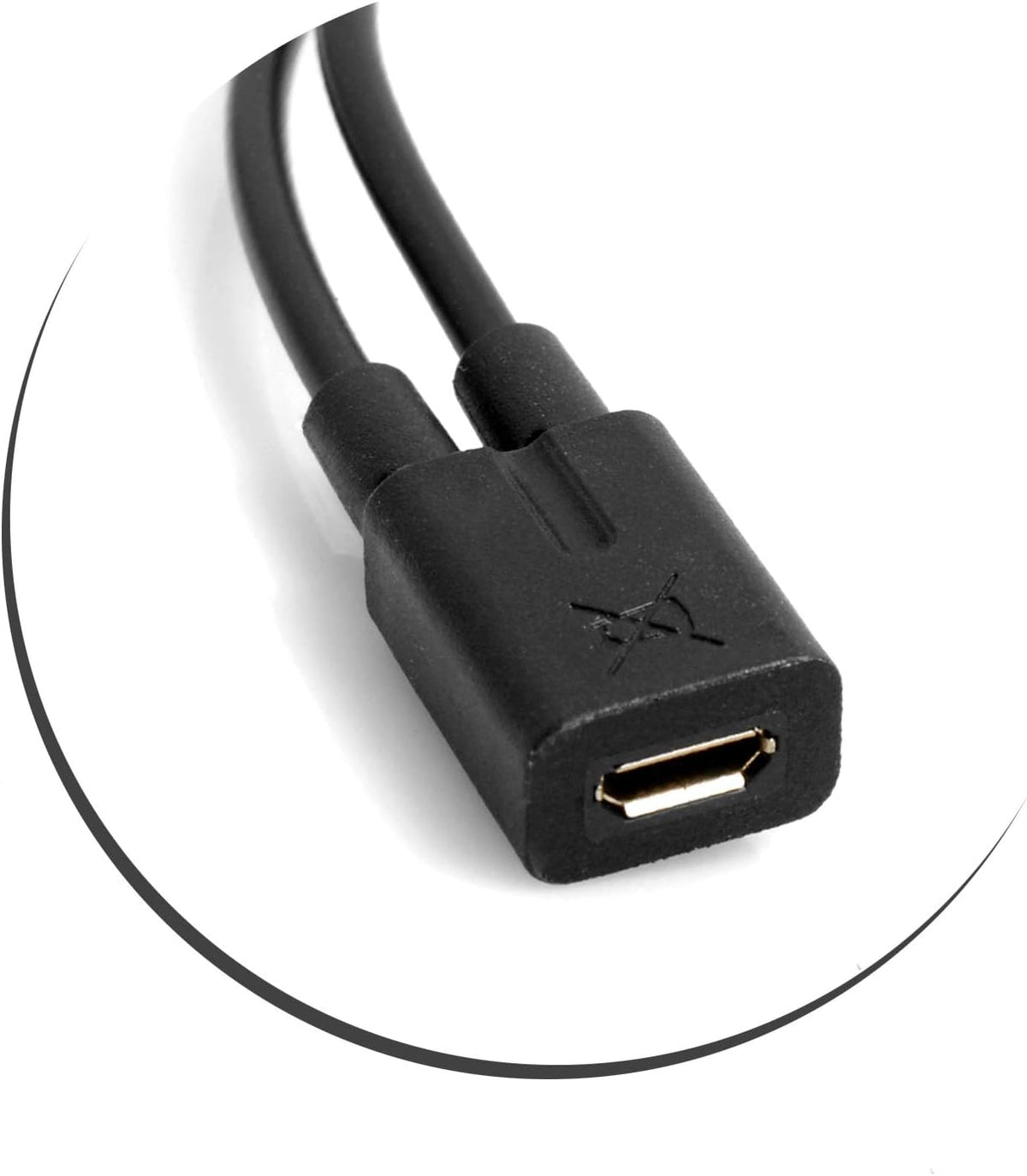 USB 3.1 Typ C Stecker Kabel Splitter zu Micro USB | System-S