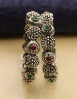 Oxidised Bangles Set