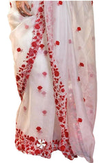 Durga Puja Special Organza Saree